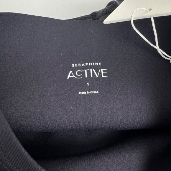 Seraphine Active NEW Zeke Bootleg Legging Maternity Black SM Athleisure Yoga - Picture 7 of 11